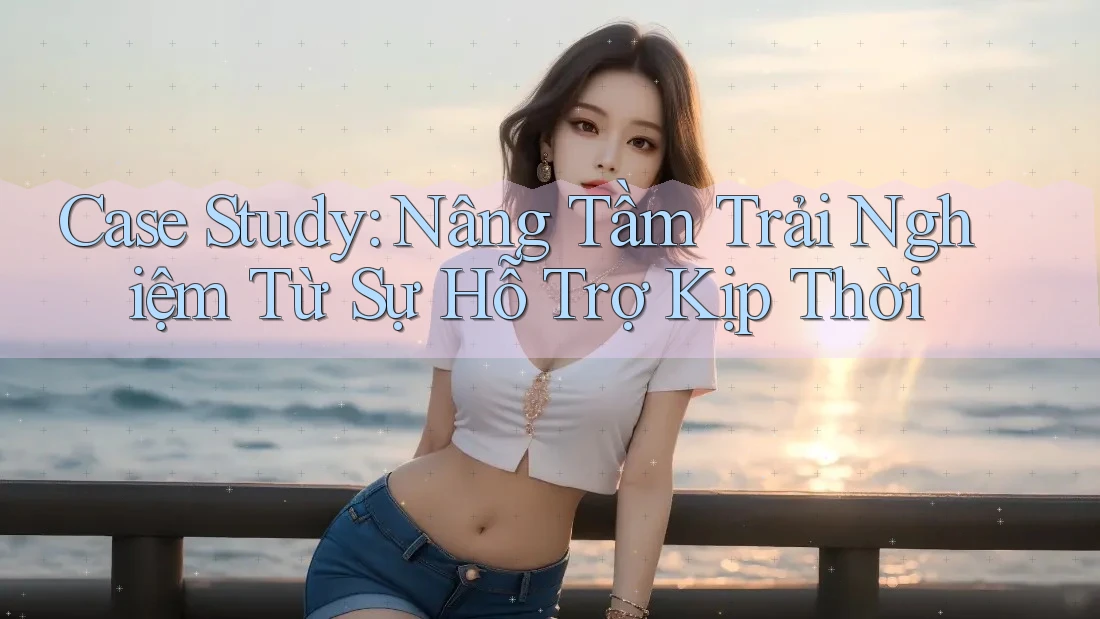 Case Study: Nâng Tầm Trải Nghiệm Từ Sự Hỗ Trợ Kịp Thời