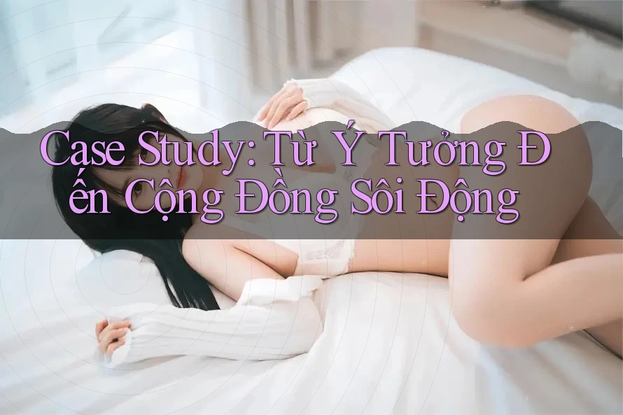 Case Study: Từ Ý Tưởng Đến Cộng Đồng Sôi Động Case Study: Từ Ý Tưởng Đến Cộng Đồng Sôi Động