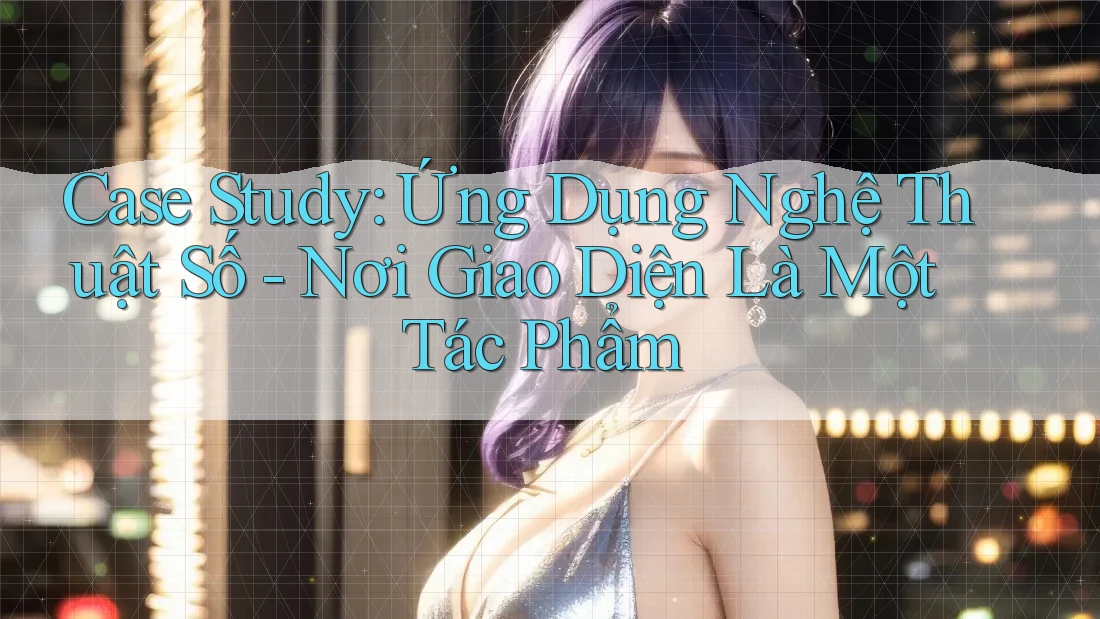 Case Study: Ứng Dụng Nghệ Thuật Số - Nơi Giao Diện Là Một Tác Phẩm Case Study: Ứng Dụng Nghệ Thuật Số - Nơi Giao Diện Là Một Tác Phẩm