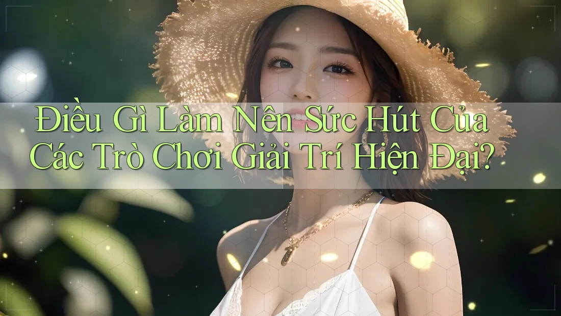 Điều Gì Làm Nên Sức Hút Của Các Trò Chơi Giải Trí Hiện Đại? Điều Gì Làm Nên Sức Hút Của Các Trò Chơi Giải Trí Hiện Đại?