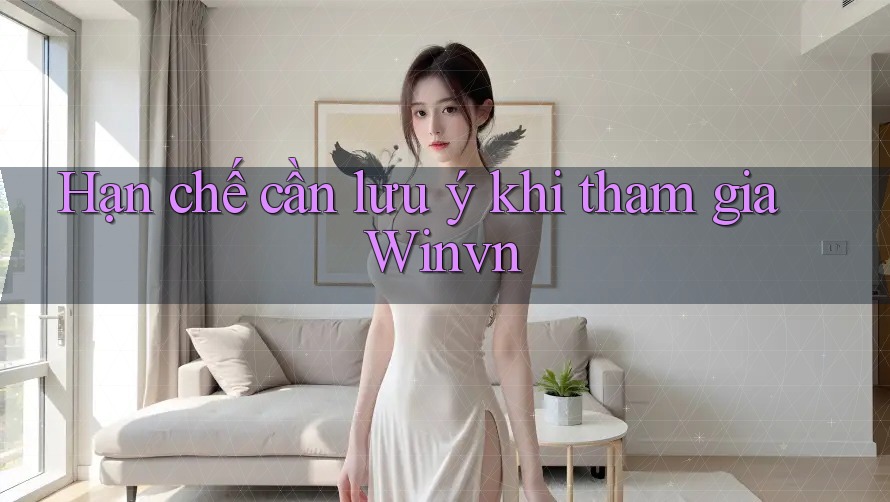 Hạn chế cần lưu ý khi tham gia Winvn Hạn chế cần lưu ý khi tham gia Winvn