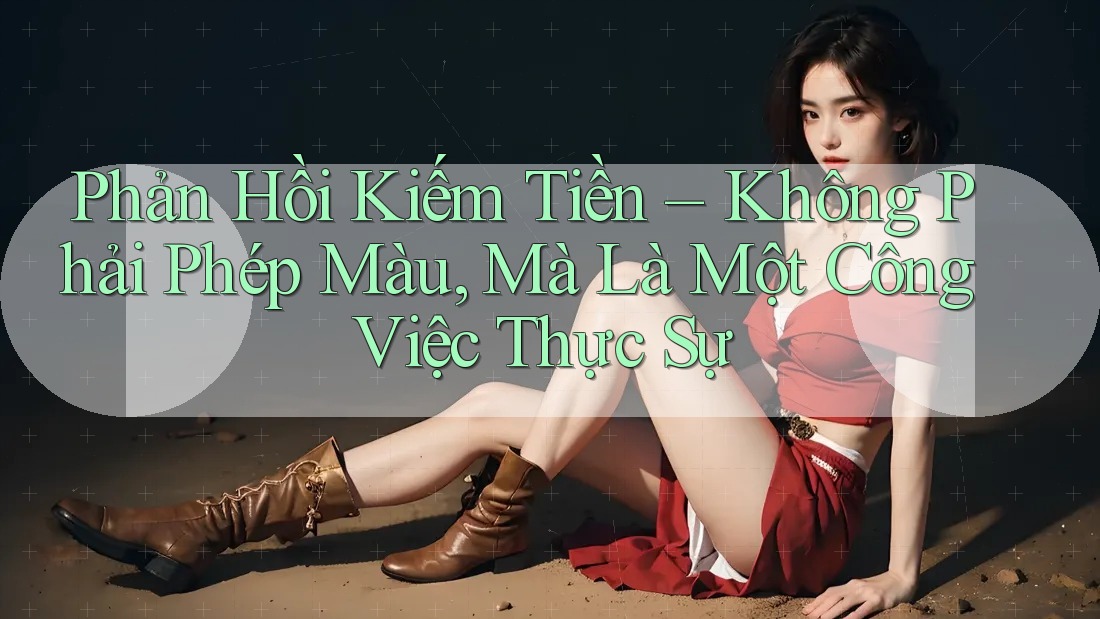 Phản Hồi Kiếm Tiền – Không Phải Phép Màu, Mà Là Một Công Việc Thực Sự Phản Hồi Kiếm Tiền – Không Phải Phép Màu, Mà Là Một Công Việc Thực Sự