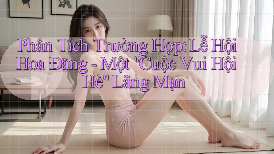 Phân Tích Trường Hợp: Lễ Hội Hoa Đăng - Một “Cuộc Vui Hội Hè” Lãng Mạn Phân Tích Trường Hợp: Lễ Hội Hoa Đăng - Một “Cuộc Vui Hội Hè” Lãng Mạn
