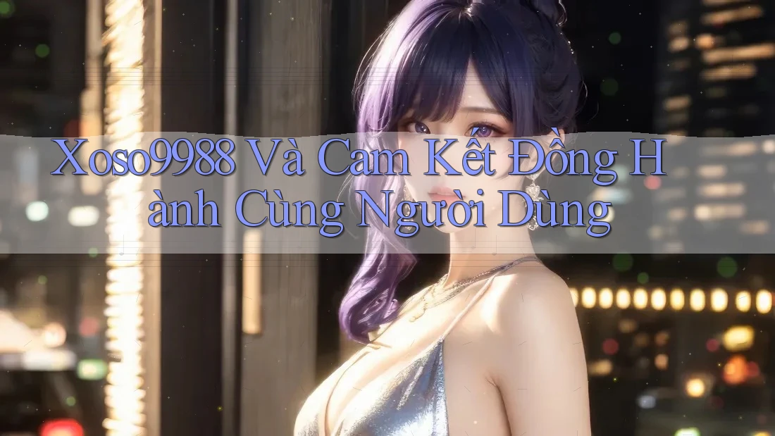 Xoso9988 Và Cam Kết Đồng Hành Cùng Người Dùng